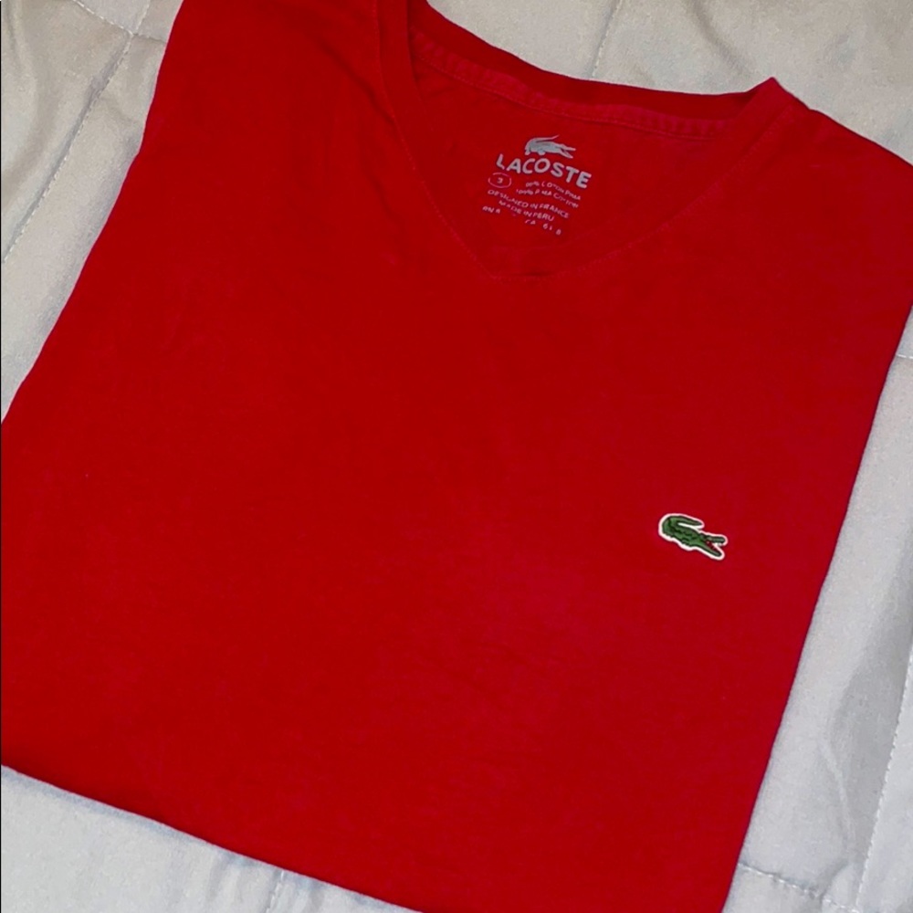 Lacoste tee shirt-gently worn.